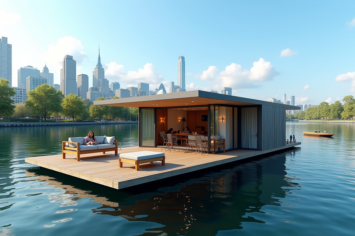 maison flottante