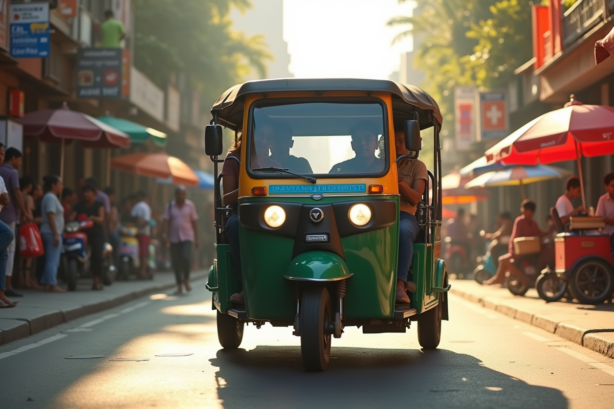 tuk-tuk transport