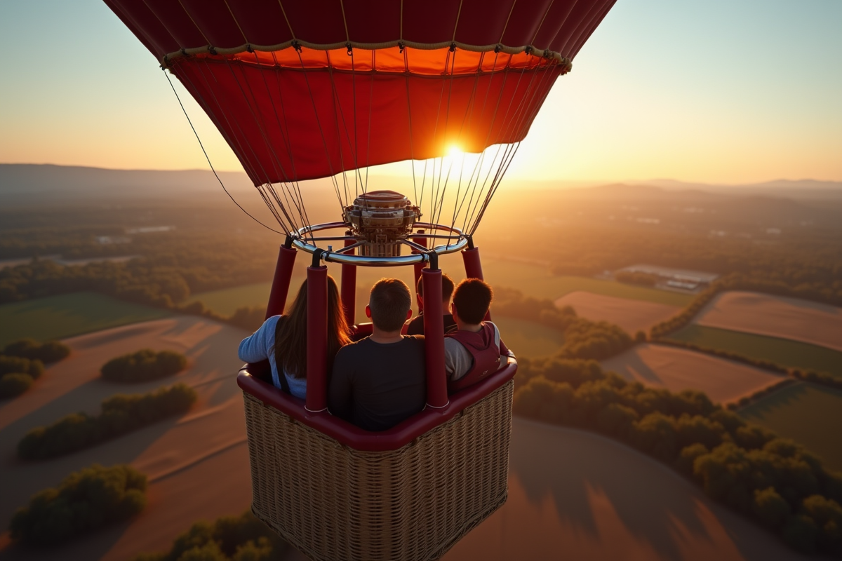 montgolfière atterrissage